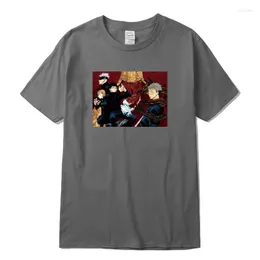 T-shirts pour hommes T-shirt drôle mignon Jujutsu Kaisen décontracté manches courtes couverture en coton Cool T-shirt été Jersey Costume T-shirt