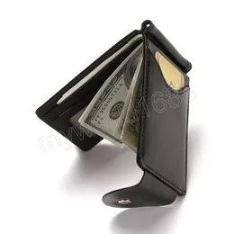2 kat cüzdan erkek kart sahipleri ultra ince çanta mini pu deri iş kimliği kredi kartı kasası