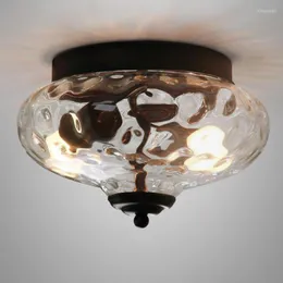 천장 조명 아메리칸 스타일 레트로 라이트 창조적 인 산업용 바람 식당 바 램프 입구 복도 발코니 홈 램프