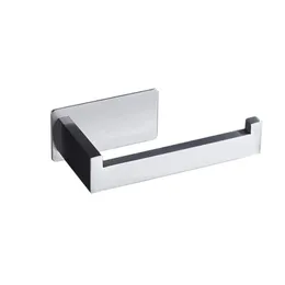 Toilet Paper Holders 304 Stainless Steel Toilet Paper Holder Durable Wall Mounted Roll Organizer Towel Rack Bathroom Tissue Y2001082 Dhh0Q