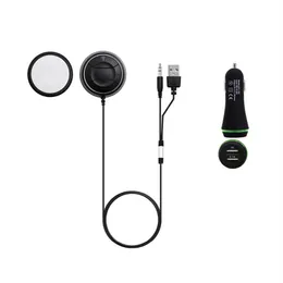 Bluetooth Car Kit 4 0 Wireless Support NFC Fonction 3 5mm Aux Receiver MP3 Player Car Audio Adapter 2 1A USB Charger A13046