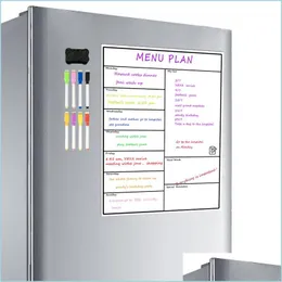 Whiteboards, magnetisch, trocken abwischbar, Wochenplaner, Kühlschrank, Whiteboard, kalenderbeständig, Technologie, Familie, Zuhause, Büro, Kühlschrank, Dhnlc