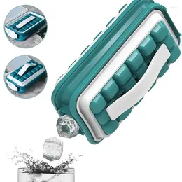 Baking Moulds Foldable Ice Ball Maker Two-in-one Multi-functional Hockey Storage Box Outdoor Portable 36 Grid Cube Mold