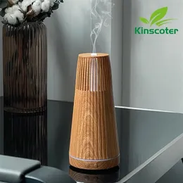 Umidificadores Kinscoter Essential Aroma Aroma Difusor Máquina de aromaterapia de alta qualidade umidificador de ar com 7 luz LED 221109