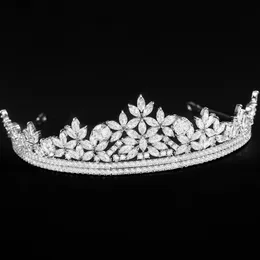 Elegante diadema di fiori di cristallo, diademi e corone per capelli, per le donne, matrimonio, festa di compleanno, gioielli, regali, accessori per capelli