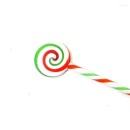 التماثيل الزخرفية الإبداعية Murano الزجاج عيد الميلاد المصاصة حلوى النبيذ swizzle خلط العصي كوكتيل مشروب تحريك الخلاط muddler للبار