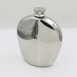 Wholesale 6oz Hip flasks Wine jar shape stainless steel winepot creative bright mirror wine bottles