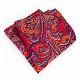 Bow Ties 2022 High Quality Polyester Material Paisley Suit Pocket Towel Business Men's Accessories Handkerchief