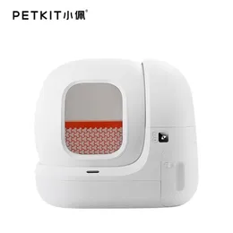 Outros gatos suprimentos 7l Capacidade Caixa de areia inteligente Pet Automática Toilet automático de auto-limpeza para bandeja semi-fechada Sanitario para gato 221109