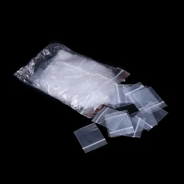 Yeni Bütün 1000 PCS Lot Ziplock Poli Torbalar Takı Çantaları İçin Temiz Plastik Torbalar Kalın Şeffaf Paket Bag265g
