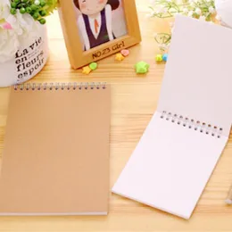 Kraft Paper Coil Sketchbook Blank Sketch Book Graffiti Books Draft Notepads Picture Notebook Drawing Exercise