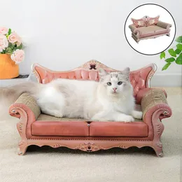 Muebles de papel de papel de mascotas Sof￡ de rasgu￱o Post para tablero de molienda s￳lida Cats anti-scratch Catchers de juguete Actividad