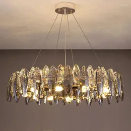 Chandeliers Led Postmodern Crystal Designer Chandelier Living Room Bedroom Lighting Luster Foyer