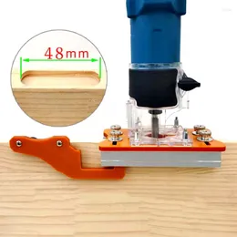 Professional Hand Tool Sets Woodworking 2 In 1 Slotting Bracket Invisible Fasteners Wardrobe Cupboard Panel Punch Locator With Scale For