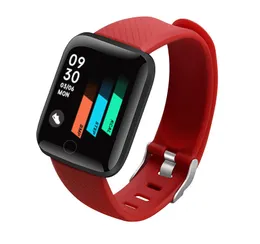 Yezhousmart Armbands IP 67 116Plus Y68 D20 Smart Phone Fitness Reloj Intelligent Health Fitness Tracker OEM BT Stor sk￤rm Tr￥dl￶s smartur