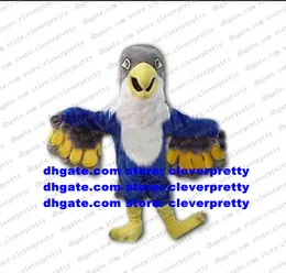 Colorful Eagle Hawk Mascot Costume Tiercel Falcon Vulture Adult Cartoon Character Group Photo Thanks Will zx674