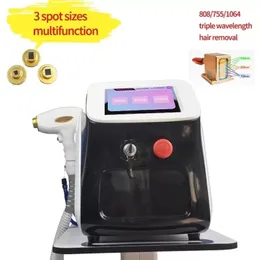 Home Beauty Instrument 755nm 808nm 1064nm Diode Laser Ice Hair Remover Triple Cluster Technology