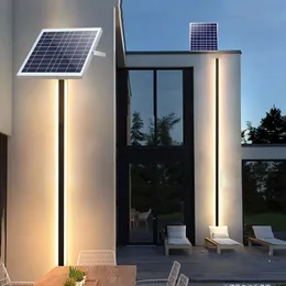 Solar Wall Lights Outdoor Lighting Waterproof Long Lamp for Garden Porch Villa Courtyard Balcony Sconce Luminaire 110V 240V
