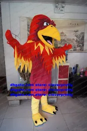 붉은 추기경 Linnet Lintwhite Mascot Costume Eagle Hawk Parrot Bird Cartoon 캐릭터 수집 의식적으로 플로어 쇼 ZX1660