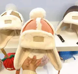 5pcs Chapéus de bebê de inverno estão espessados ​​para o calor do inverno garotas super fofas chapéu peludo proteção para o ouvido crianças chapéu de Natal A idade de referência é de cerca de 5 meses a 4 anos