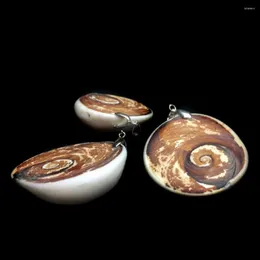Pendant Necklaces Wholesale12Pcs/Lot Natural Irregular Conch Shell Waves Of The Bohemian Wind Jewelry For Womens Mens Necklace