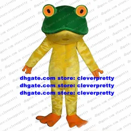 Frog Toad Bufonid Bullfrog Mascot Costume Adult Cartoon Character Outfit Performn ACTING Prevalent Prevailing zx982