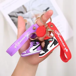 Collectible Sneaker Key Chain Cute Cartoon Gift Set Bag Pendant Accs