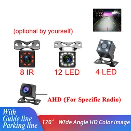 カー後部ビューカメラユニバーサルバックアップパーキングカメラ4/8/12 LED 8IRナイトビジョン防水170広角HDカラーイメージ