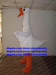 Swan Cygnus ganso ganso mascote figurino adulto desenho animado traje de roupa de caráter exposição Exposição Novo estilo Novo ZX1645