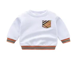 Sigtificati per bambini Plaid Spring Baby Pullover Felpe d'autunno Autunno Mieli maglione Tops Boys Girls Abbigliamento 4 Styles3832369