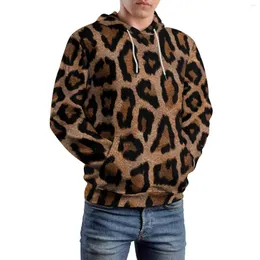 Heren Hoodies Animal Print Casual paar gevlekte luipaard moderne sweatshirts lente lange mouw losse oversize hoodie verjaardagscadeau