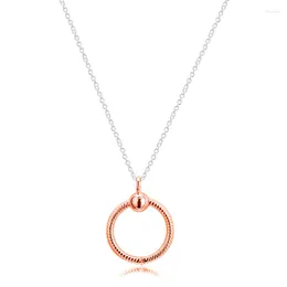 Chains GPY Rose Moments Medium O Necklaces Necklace Sterling Silver 925 Jewelry Women Collare Mujer Naszyjnik Colar Joyas De Plata