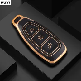 Car Key NEW TPU Car Remote Key Case Shell Cover Fob For Ford Focus 3 4 ST Mondeo MK3 MK4 Fiesta Fusion Kuga 2013 2014 2015 2017 2018 T221110