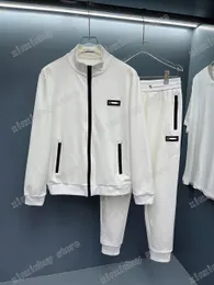 Xinxinbuy Men Men Designer Coat Jacket Sets Litter Label Embroidery Jacquard Cotton Long Sleeve Women Green Black Khaki S-3XL