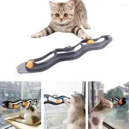 Cat Toys Interactive Pet Toy Track Rolling Ball Funny Kitten Play Balls Hang On Window Door IQ Training For