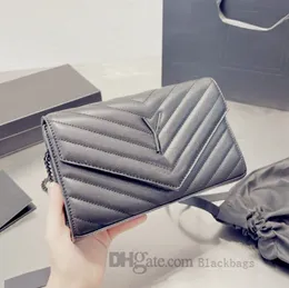 WOC zinciri çanta omuz lüksler tasarımcı çantalar altın gümüş kadın çanta gerçek deri çanta kapak köşegen haberci crossbody el çantası çanta