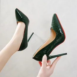 حذاء اللباس 2022 ربيع الخريف المضخات النسائية الكلاسيكية الكعب الأحمر الكعوب المريحة المريحة مكتب الأزياء حفل زفاف 8cm tacones mujer
