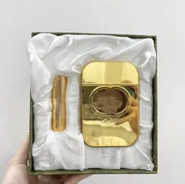 Conjuntos de maquiagem Perfume de amor culpado 75ml e batom de tubo de ouro 505 Fragrâncias charmosas Pacote requintado festival Caixa de presente 2 em 1 navio rápido