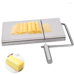 베이킹 도구 치즈 슬라이서 - 하드 및 세미 또는 버터를위한 절단 서빙 보드 5 팩 교체 스테인리스 스틸 와이어