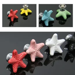 Andra bordsdekorationstillbehör Starfish Style Door Knob Drawer Furniture Pull Handle Room Children Skåp Lämpliga knoppar 221111