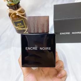 브랜드 남성 향수 100ml encre Noire 남성 Parfum eau de windette pour Homme Long 지속 냄새 Edt Woody Fragrance Black Cologne Natural Spray