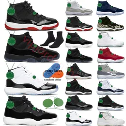 2024 With Box 11 Casual Shoes Men Women Air jumpmans 11s Cool Grey Cherry Retro Midnight Navy Velvet 25th Anniversary 72-10 Low Bred Trainers