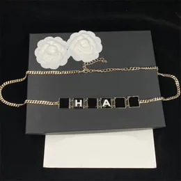 ABC Ремины Премиум Дизайнеры Женщины Цепные ремни буквы металлический дизайнер роскошный дизайнер Link Belt For Women Brand Classic Letter Buckle Chain Chain Gift