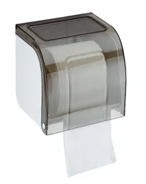 Быстрая настенная монтированная валковая валочная бумага Держатель водонепроницаемые пластиковые туалетные ткани Box1116887