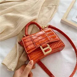 Bolsas 2022 Bag Sling feminino One Messenger Mensageiro Portátil Crocodilo Padrão Estilo Underxurs