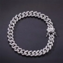 New arrived hip hop Foot Jewelry Ankle Bracelet For Women Yellow Gold Color Cuban Link Chain Ribbon Anklet Bracelet Barefoot 507 T232M