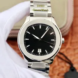 42mm Polo'nun Lüks Erkek Saatleri Cal.1110 Mekanik Otomatik Hareket İzle 904L çelik kasa kayma kilit tokası beyaz siyah mavi gözetleme bilek saati