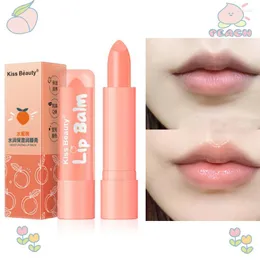 Lip Gloss 1PC Peach Moisture Transparent Long Lasting Nourishing Fades Wrinkles Brighten Color Cute Lips Skin Care