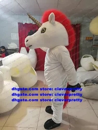 Traje de mascote de cavalo de ângulo único joyunicorn Unimon ainkhuern unicórnio adulto caráter de desenho animado cenário hotel pub zx1529