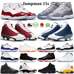 Basketball Shoes Mens Sneakers Sneakers Cherry Cool Cinza criado Concord Obsidian Red Flint Aurora Green 11 13 homens tênis Mulheres 11s 45 25th Sports Shoes